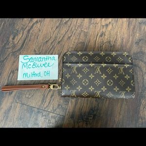 LOUIS VUITTON Monogram Orsay Clutch Authentic!